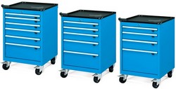 presentazione cassettiere su ruote cm 58x82x90 h