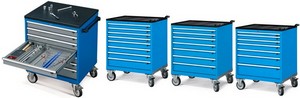 presentazione cassettiere su ruote cm 95x73x112 h