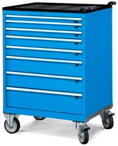 8 cassetti per officina per utensili su ruote con piano vasca portaoggetti ATFAGL3400304