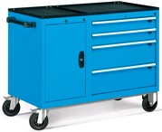 carrelli di servizio per officina con cassetti per utensili e antina ATFCBH6400104