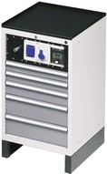 armadietto metallico con cassetti e impianto elettrico e pneumatico ATFDB10705856