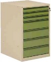 cassettiere porta utensili per banchi da lavoro con 7 cassetti