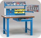 banco lavoro con piano legno e fondali forati con vaschette ATFBHA328S1.jpg