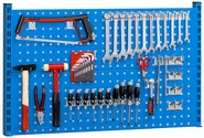 set 41 ganci zincati per pannellatura forata di banchi da lavoro 3