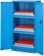 armadio profondo cm 75 in lamiera con cassetti portaboccole ISO e HSK ATFAE40581604