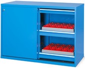 mobile in lamiera con ante scorrevoli prof cm 63 con cassetti porta boccole ATFAF10401604