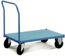 carrello con pianale lamiera e maniglia per grandi magazzini 2