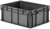 contenitore rettangolare in plastica conduttiva nera per elettronica FPA9352A0