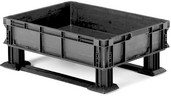 cassette in plastica conduttiva su slitta per componenti elettronici FPA8752AE