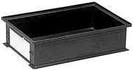 cassetta plastica rettangolare nera e conduttiva per elettronica ATFPJ575200