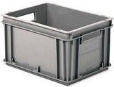 cassetta plastica con maniglie impilabile cm 40x30x22 h