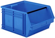 contenitori plastica a bocca di lupo misura 5 grande in blu