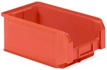 vaschette in plastica porta minuteria a bocca di lupo misura 3 rosso