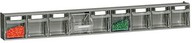 9 cassetti in plastica con apertura basculante ATFPG10710101