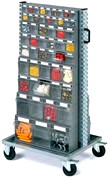 carrello bifrontale porta cassetti plastica trasparenti offerta promozionale