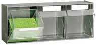 cassettiere a 3 cassetti plastica trasparenti apertura inclinata ATFPG30710101