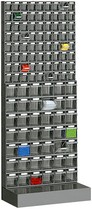 composizione gruppi cassetti plastica su struttura metallica con base ATFPG06400101