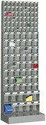 struttura metallica con base e cassetti plastica trasparenti per minuteria ferramenta ATFPG6500201