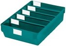 cassetto con divisorio per cassettiera componibile in plastica verde 6