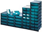 cassettiere componibili per minuteria con cassetti sovrapponibili