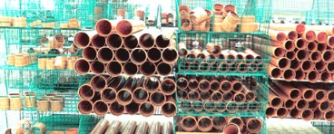 scaffalatura per magazzini di materiali edili