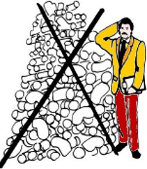 catasta di tubi e gomiti plastica di materiale edile