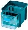 cassetto piccolo in plastica trasparente accatastabile
