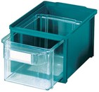 cassetto sovrapponibile trasparente per minuteria merceria