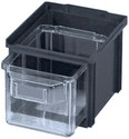 cassettino plastica trasparente impilabile