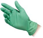 guanto il lattice verde per ospedale e dentale studio dentistico AT112121