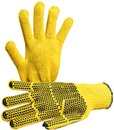 guanti sintetici in kevlar polsino a maglia e palmo puntinato AT260