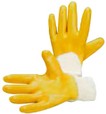 guanti impregnati NBR con interno maglia cotone dorso aerato e polsino AT155SP