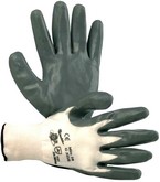 guanti in nylon nitrile polsino a maglia dorso aerato AT254