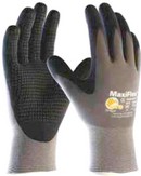 guanti in nylon rivestiti mescola nitrile poliuretano traspirante elasticizzato AT16144