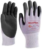 guanti lavoro in nylon rivestito mescola nitrile poliuretano dorso aerato e palmo liscio AT16154