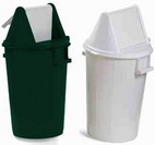 bidoni in plastica con coperchio oscillante per bar caffetteria AT0711