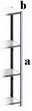 fianco terminale scaffale h cm 200