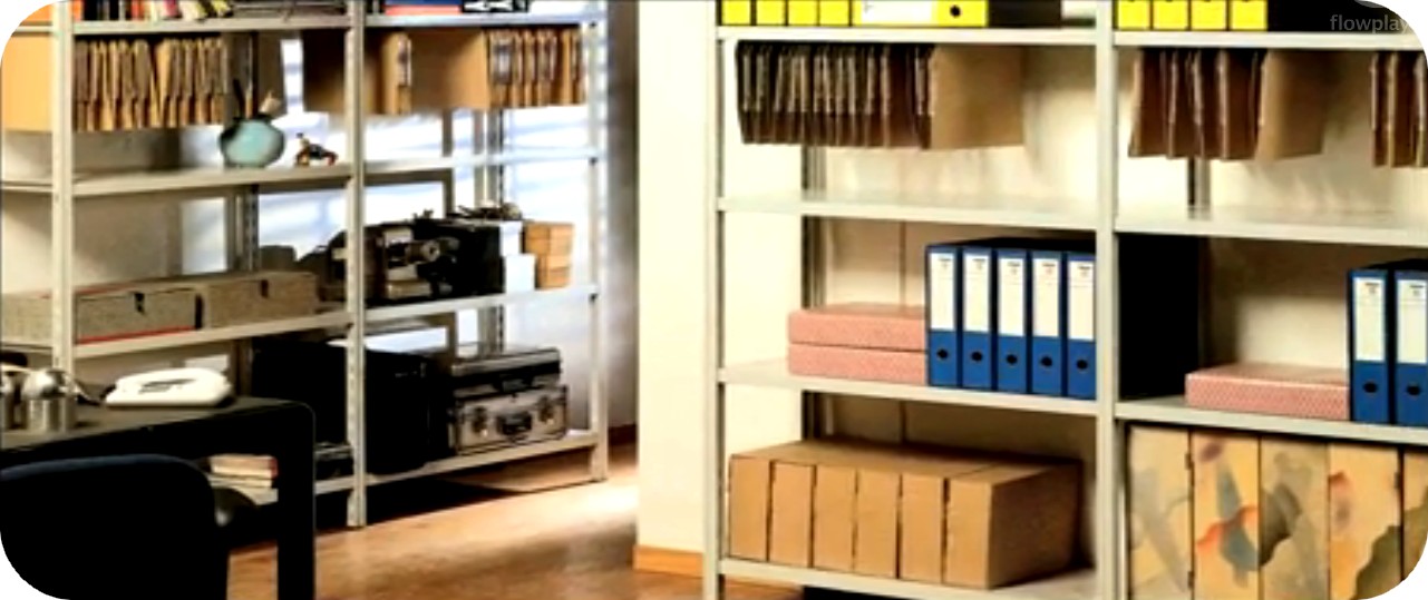Scaffalature metallo scaffali gancio magazzino archivio Librerie metallo sospese
