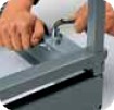 assemblaggio scaffali porta cassette