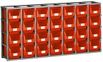 scaffale porta cassette bocca di lupo ATFED30740001