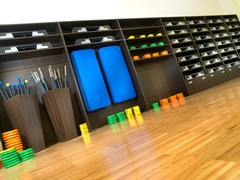 scaffali per ginnastica aerobica