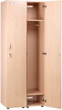 armadietto spogliatoio 2 posti in legno prof cm 55 ATbanb41
