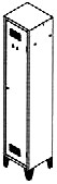 armadio spogliatoio 42 x 50 a 1 posto A201