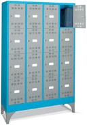 mobiletto casellario con piedini metallo