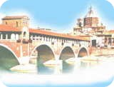 Logo AL TCICINO ponte coperto di Pavia