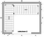 scaffalatura per cella frigo cm 160x140 2