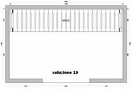 scaffalature per cella frigorifera cm 210x140 10
