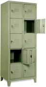 mobile casellario in metallo con 10 caselle prof cm 50 ATCS1050