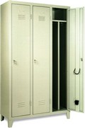 armadio spogliatoio classico con divisorio abiti sporchi puliti 3 posti ATSP353D