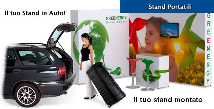 Stand portatili - Stand fieristico - Stand fieristici - Stand fiera- portatile